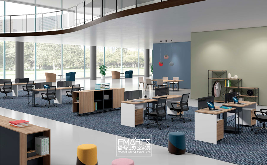 板式工業風職員臺