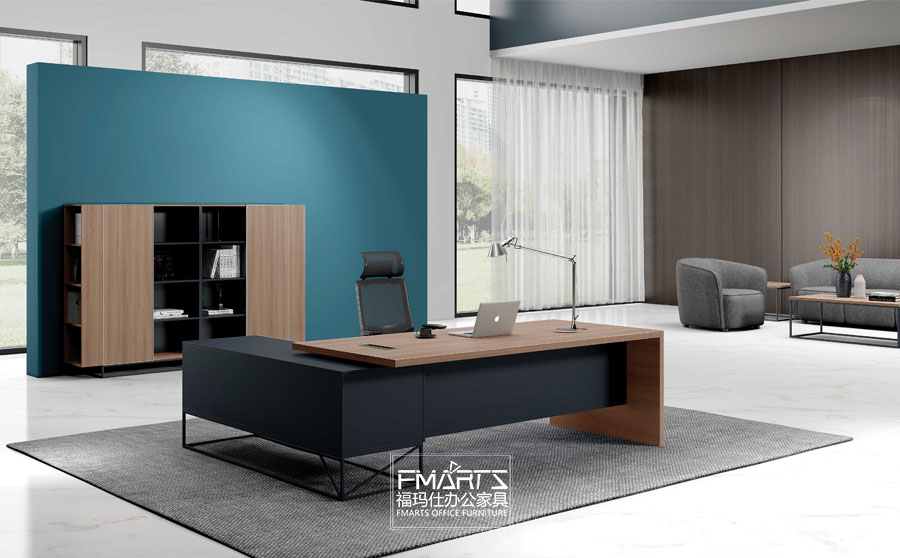 板式工業風經理桌